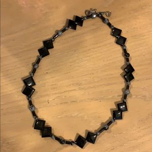 Black Beaded Necklace